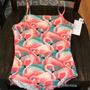 Girls one piece bathing suit old navy size 14-16